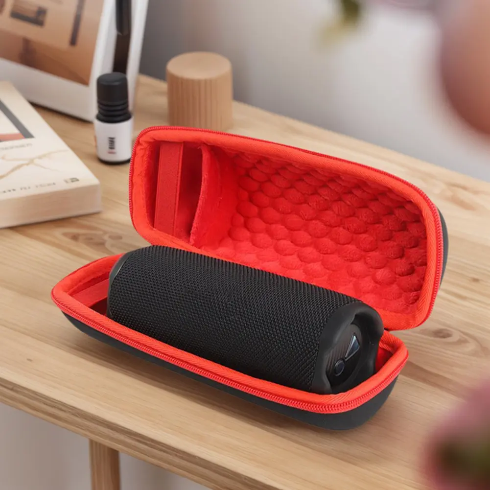 Shoulder Bag with Adjustable Shoulder Strap Carrying Bag Hard EVA Speaker Case for JBL Flip 7 Portable BT Speaker