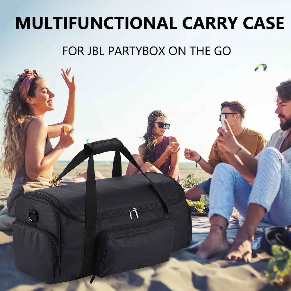 Multifunctional Carrying Case Wireless Speaker Accessories Outdoor Carrying Case for JBL Partybox On The Go Bluetooth-compatible