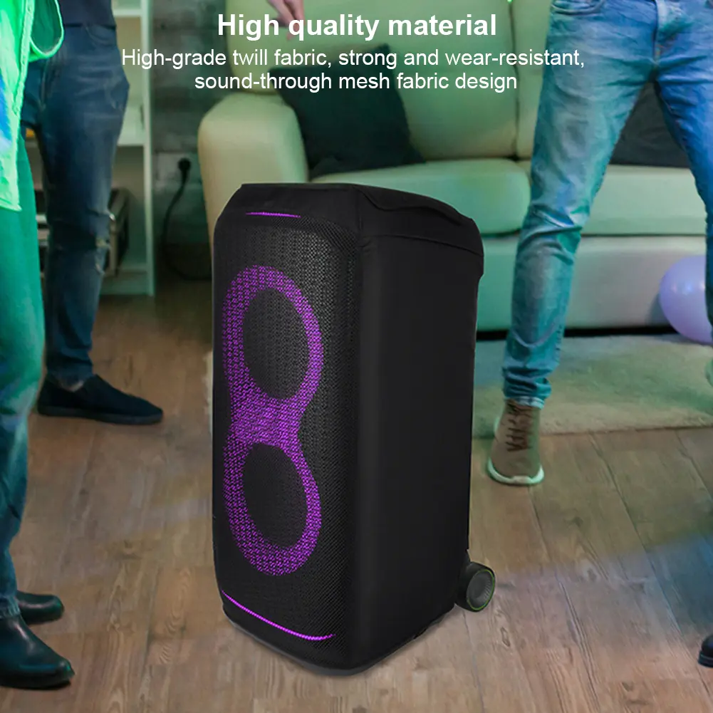 Mesh Dust Cover Outdoor Speaker Protective Cover Speaker Case Slip Sleeve for JBL PartyBox Stage 320 Portable Speaker