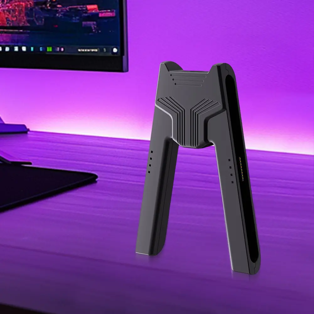 For NS2 Portable Charging Grip LED Indicator Magnetic Charger Dock Controller Grip Charging Dock Left+Right Controller Bracket