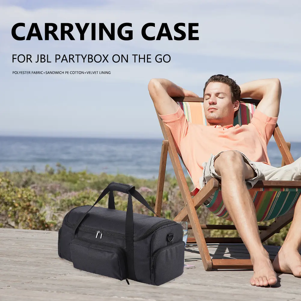 Multifunctional Carrying Case Wireless Speaker Accessories Outdoor Carrying Case for JBL Partybox On The Go Bluetooth-compatible