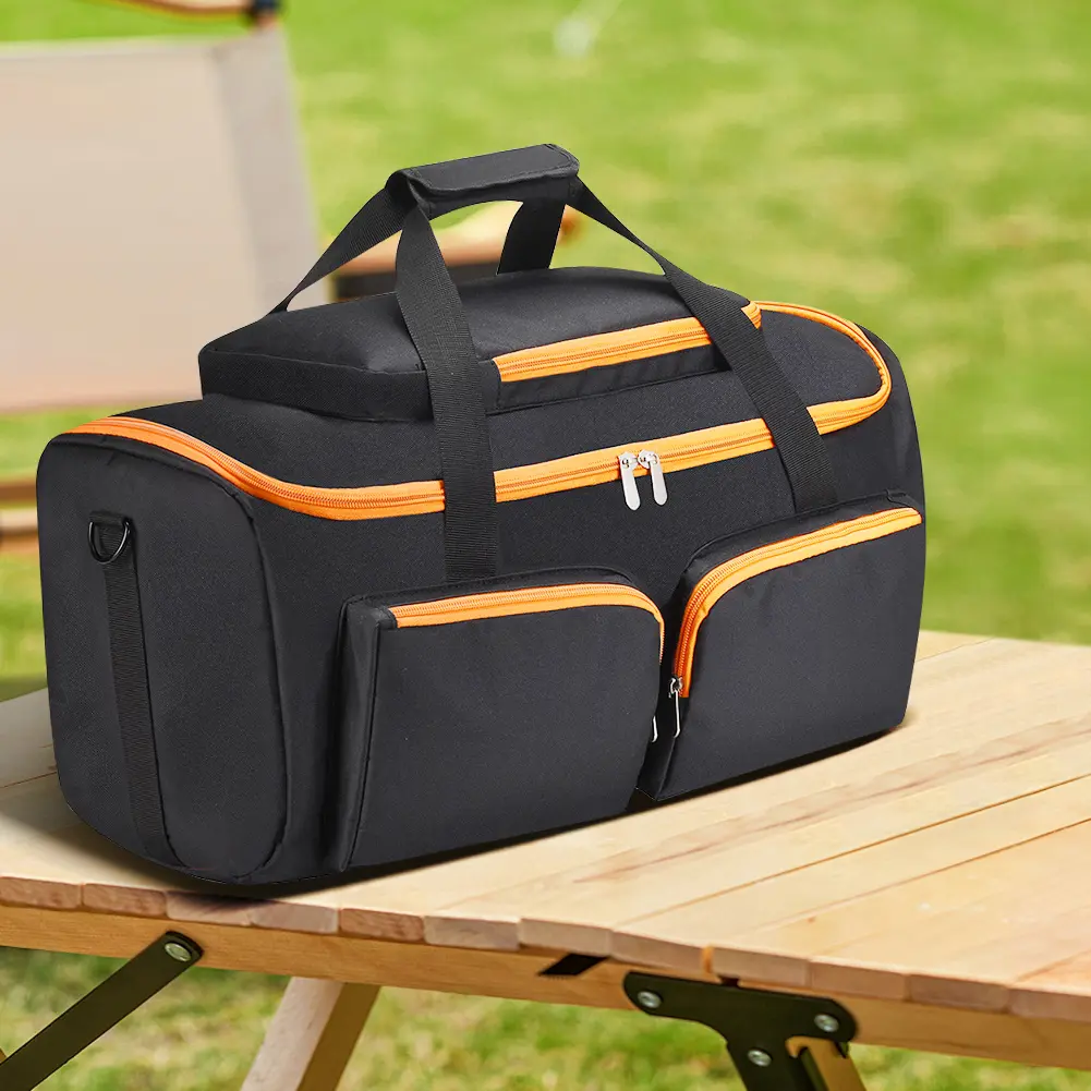 Outdoor Travel Case Multi Pocket Portable Protective Case Anti-Scratch Padded Storage Bags for JBL PartyBox On-The-Go Essential