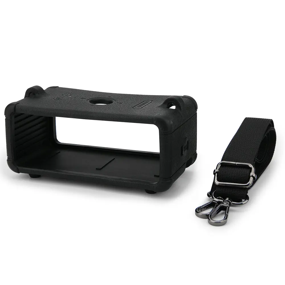 Speaker Protective Cover with Shoulder Strap Silicone Portable Shell Speaker Replacement Shell for Marshall Emberton III Speaker