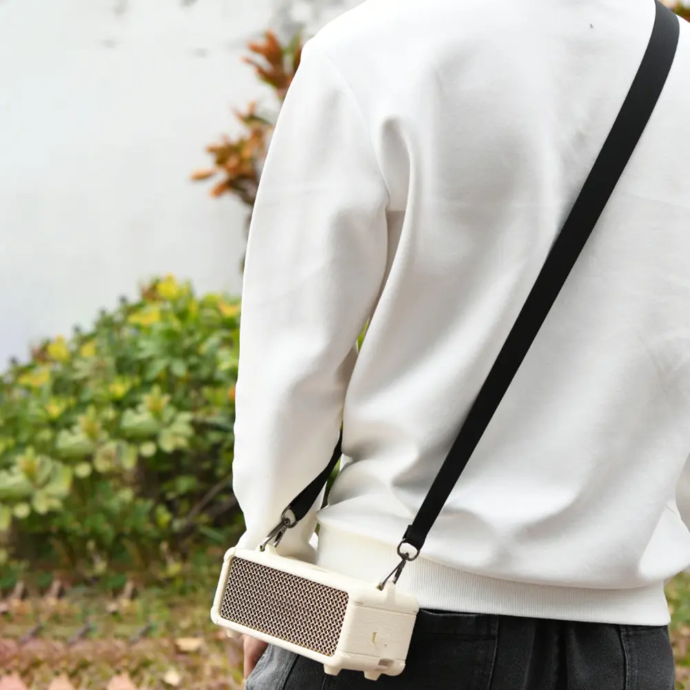 Speaker Protective Cover with Shoulder Strap Shockproof Speaker Cover Anti-Scratch for Marshall Emberton III Portable BT Speaker