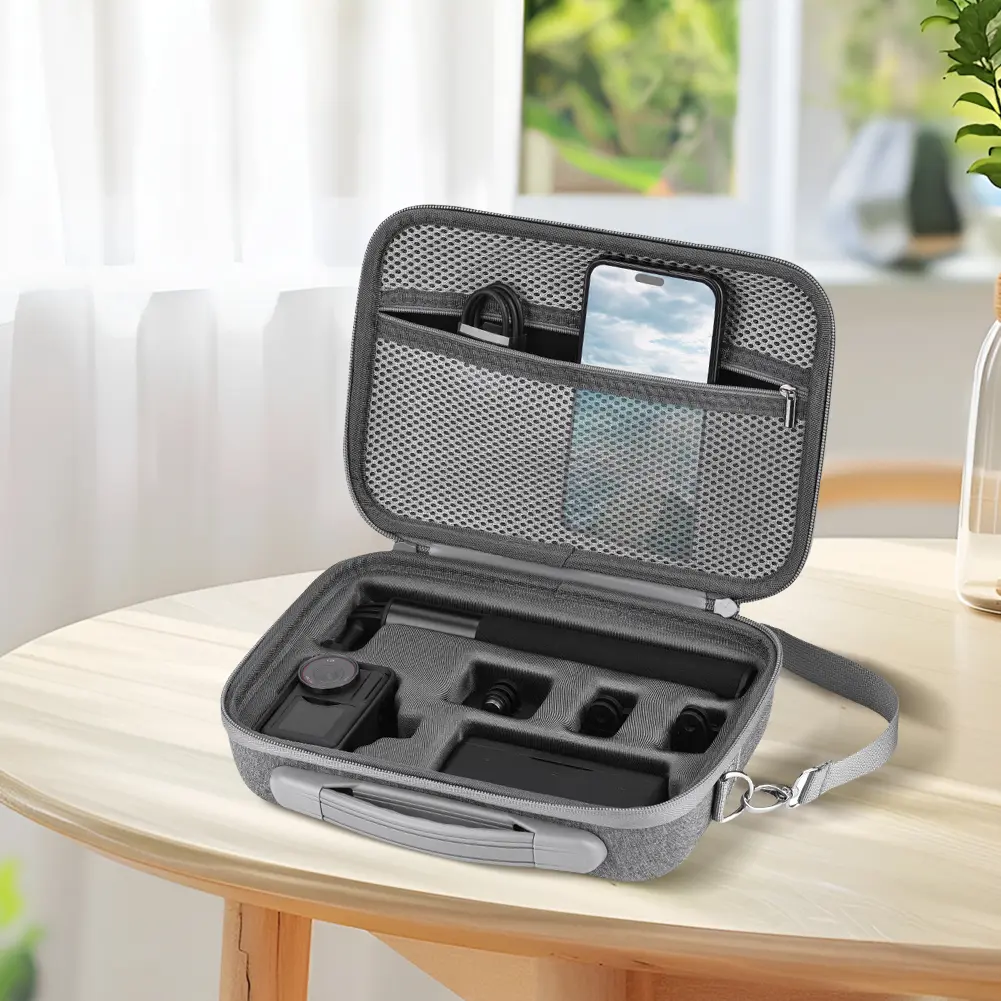 Carry Case for DJI Osmo Action 5 Pro with Shoulder Strap Travel Case Hard Shell Bag for DJI Osmo Action 5 Pro Camera Accessories