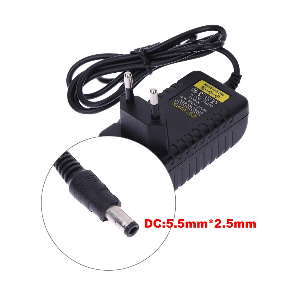 DC 5.5mm X 2.5mm 5V 1A 1000mA Charger Professional AC DC Switching Power Supply Adapter