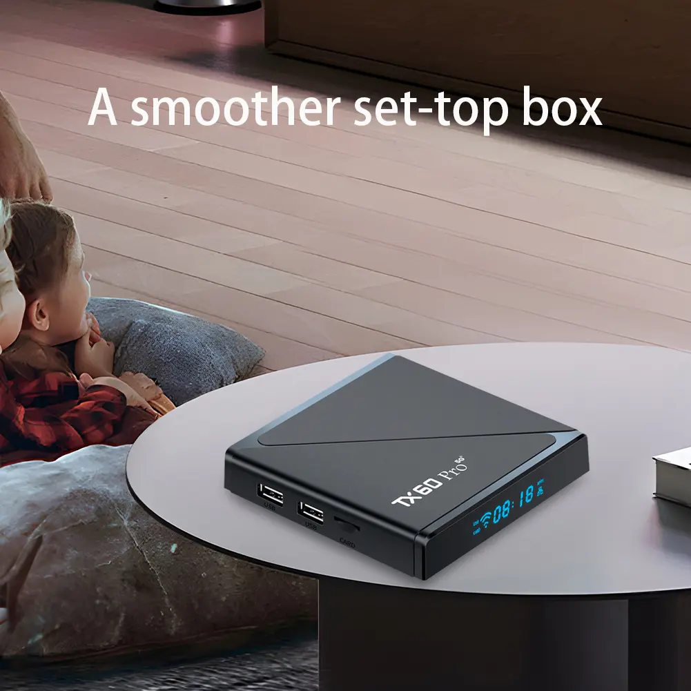 TV Box Android 16 16GB 256GB Media Player 14K 2.4G/5G Dual WiFi Set Top Box with Remote Android Box