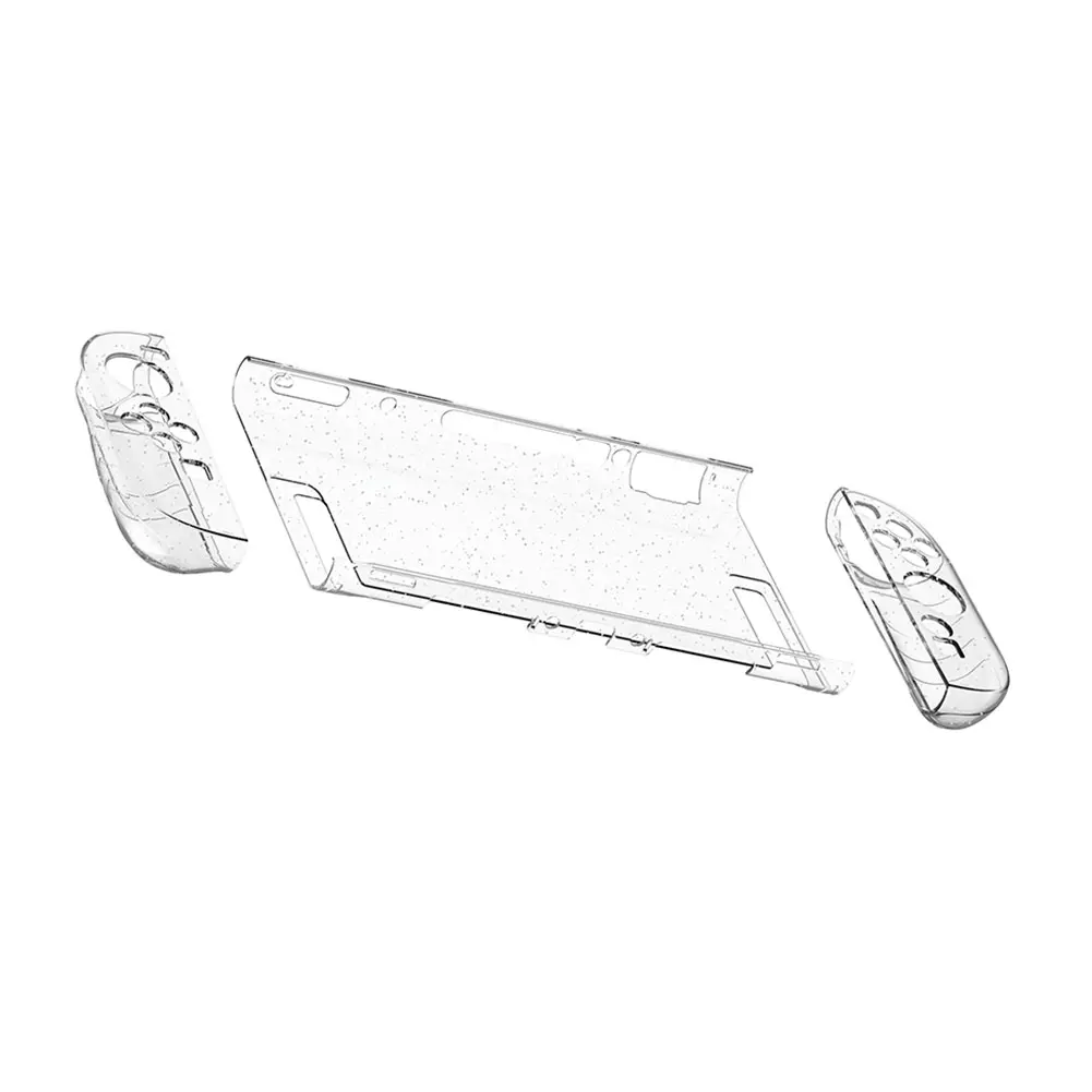 Transparent Protector Cover Anti-Scratch Protective Case Shockproof Game Console Cover Split Design for Switch 2 Accessories