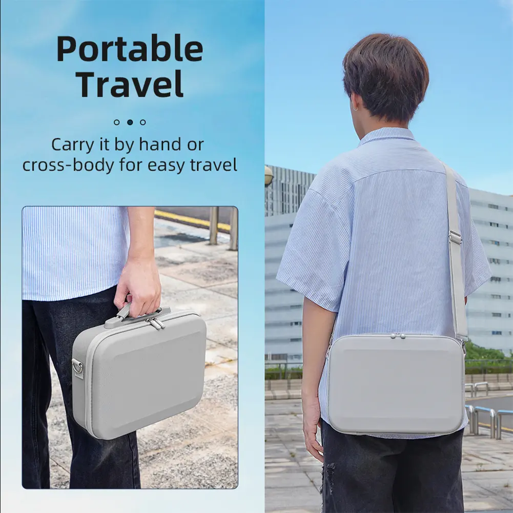 Carrying Case PU Leather Portable Handbag Wear-Resistant Portable Shoulder Bag for DJI Neo Drone Accessories