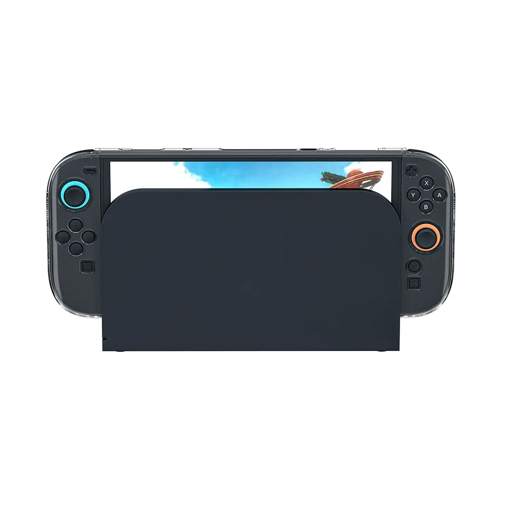Transparent Protector Cover Anti-Scratch Protective Case Shockproof Game Console Cover Split Design for Switch 2 Accessories