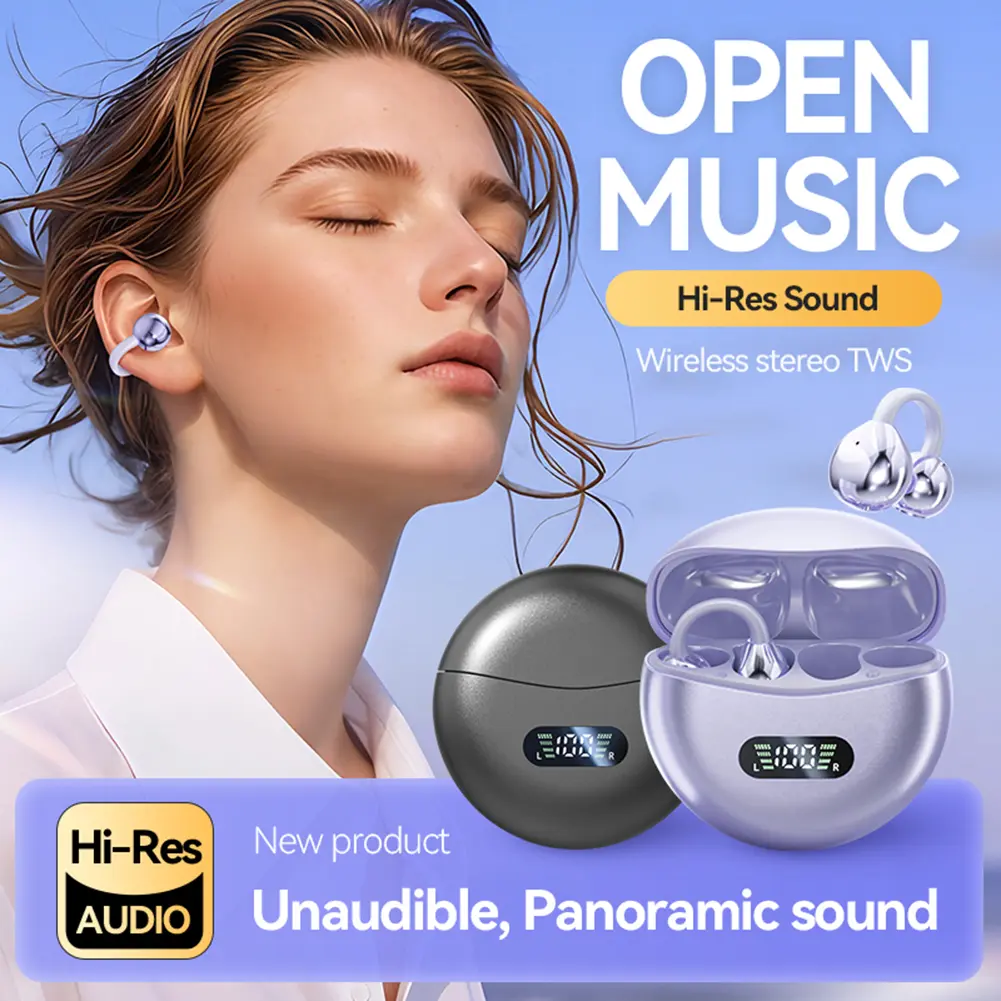 144 Languages Translator Earbuds Bluetooth-Compatible 5.4 AI Smart Voice Translator Translation Earbuds for Travel and Business
