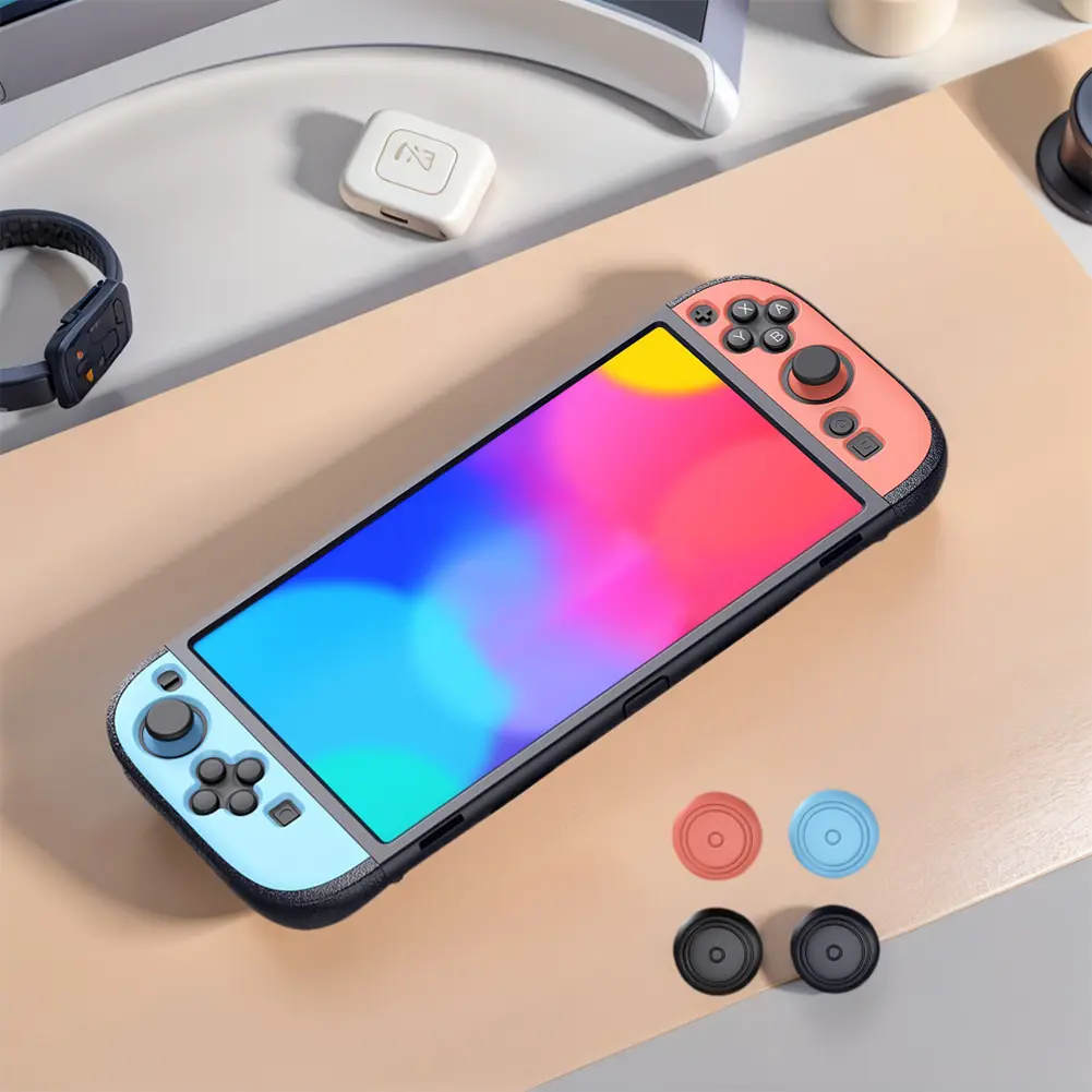 For NS2 Split Silicone Handle Sleeve Wear Resist Silicone Grip Protection Case Anti-Scratch for NS2 Gmaing Console Accessories