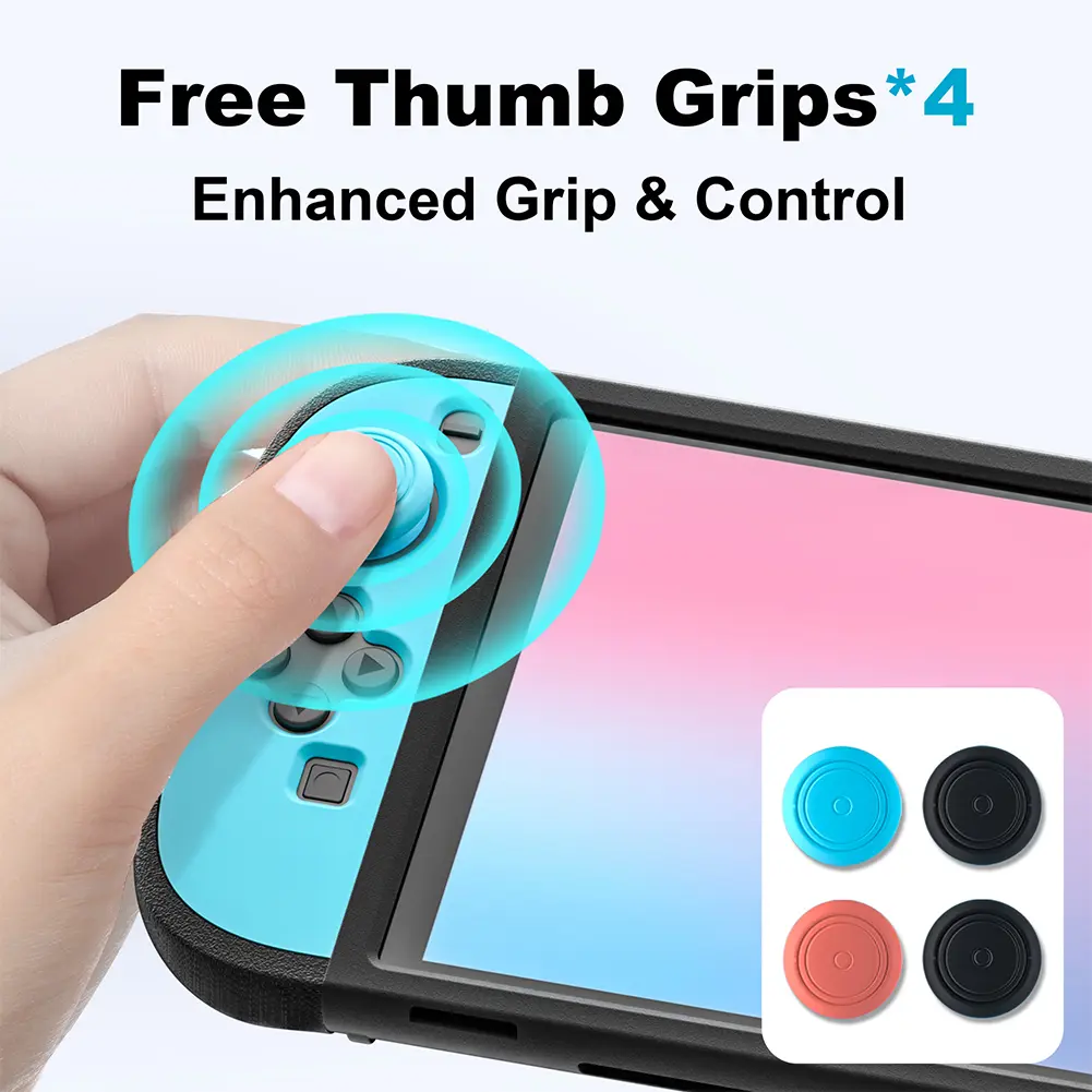For NS2 Split Silicone Handle Sleeve Wear Resist Silicone Grip Protection Case Anti-Scratch for NS2 Gmaing Console Accessories