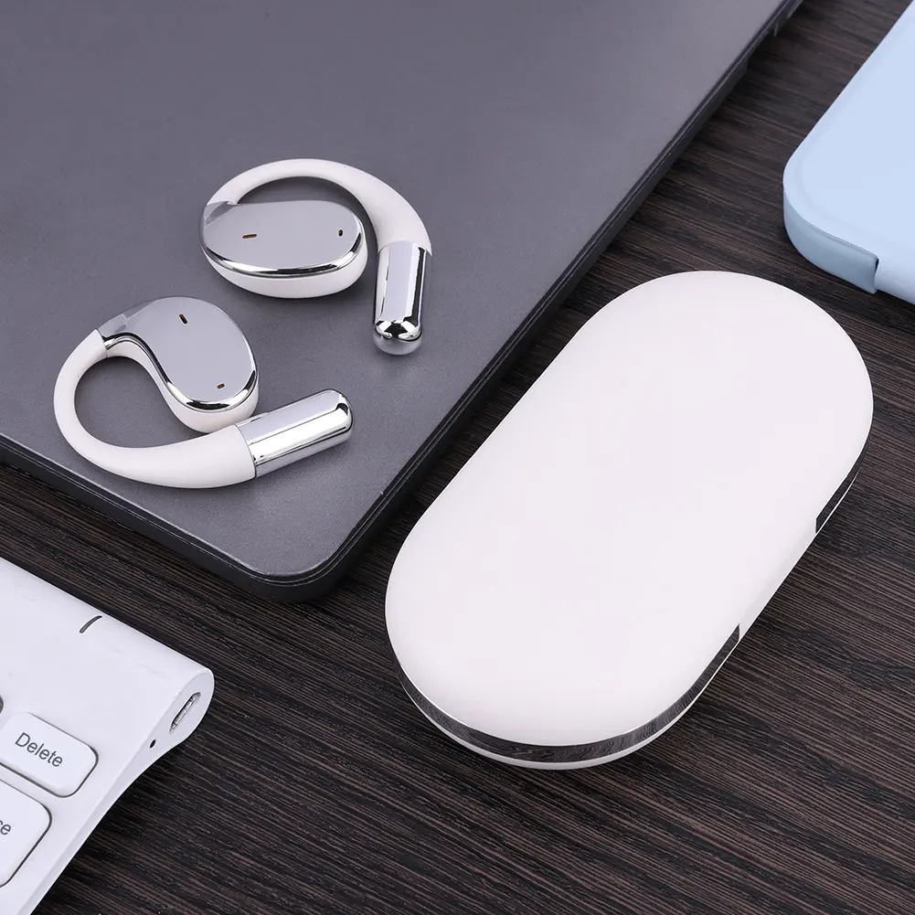 3-in-1 AI Translator Earbuds Language Translation Earbuds Bluetooth-Compatible 5.4 Earhooks Headset Suitable for Travel Learning
