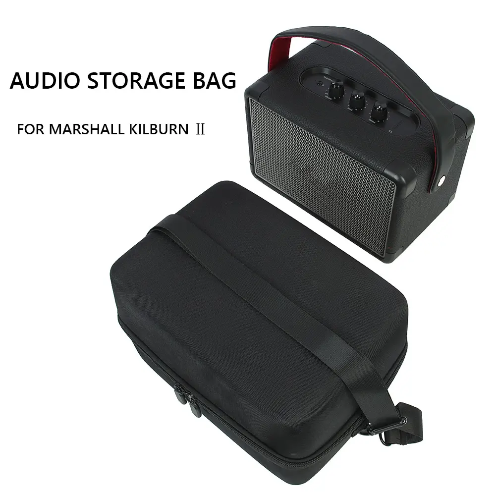 EVA Hard Carrying Case Shockproof Hard Travel Case Anti-scratch Portable Storage Bag for Marshall Kilburn II Portable BT Speaker