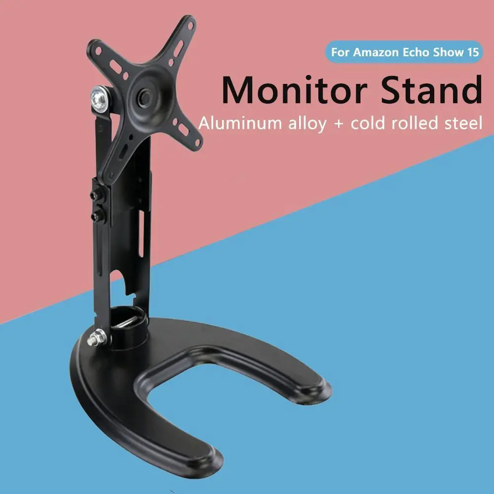 Folding Desktop Stand Aluminum Alloy Bracket Waterproof Monitor Holder Screen Waterproof for Echo Show 15