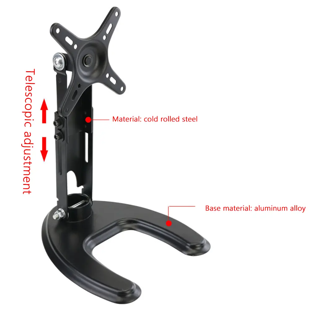 Folding Desktop Stand Aluminum Alloy Bracket Waterproof Monitor Holder Screen Waterproof for Echo Show 15