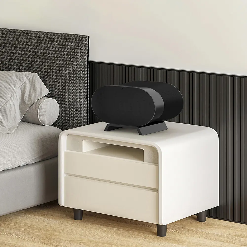 Smart Speaker Acrylic Holder Desktop Non-slip Sound Box Holder 45 Degree Angle Space Saving Home Decoration for Sonos Era 300