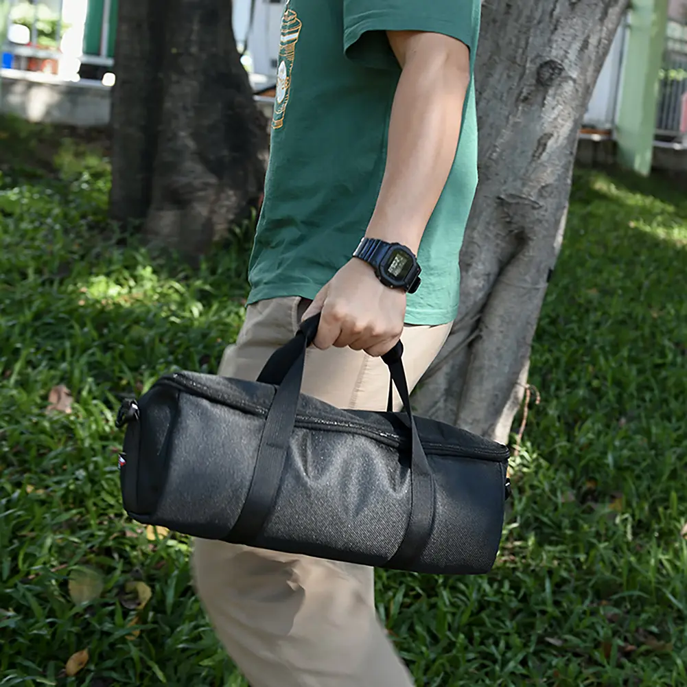 Nylon Storage Bags Adjustable Sholder Strap Speaker Protective Case Double Zipper Scratch Resistant Shockproof for SONY SRS-XB43