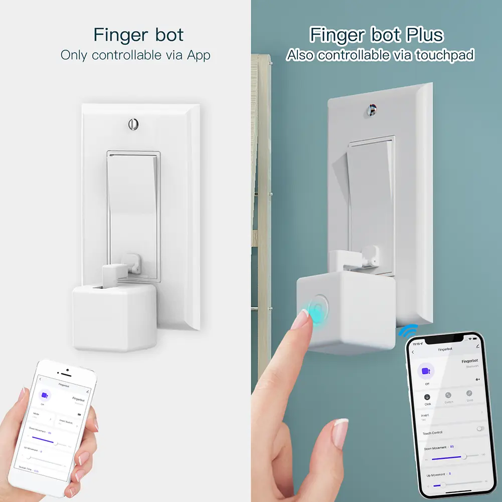 Tuya APP Robot Remote Control Bluetooth-compatible 4.2 Timing Finger Smart Control Automatic Smart Button Pusher Battery Powered