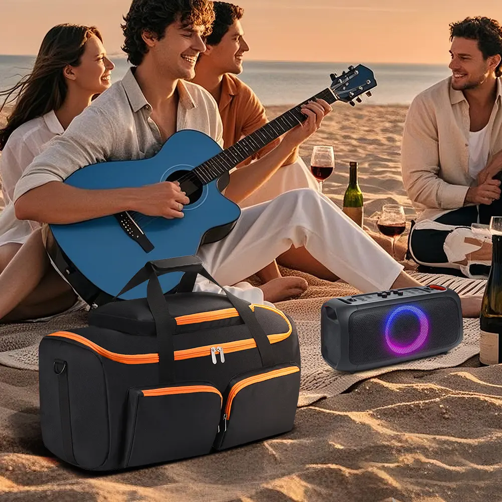 Universal Audio Storage Bag Shockproof Portable Protective Case Padded Storage Bags for JBL PartyBox On-The-Go Essential