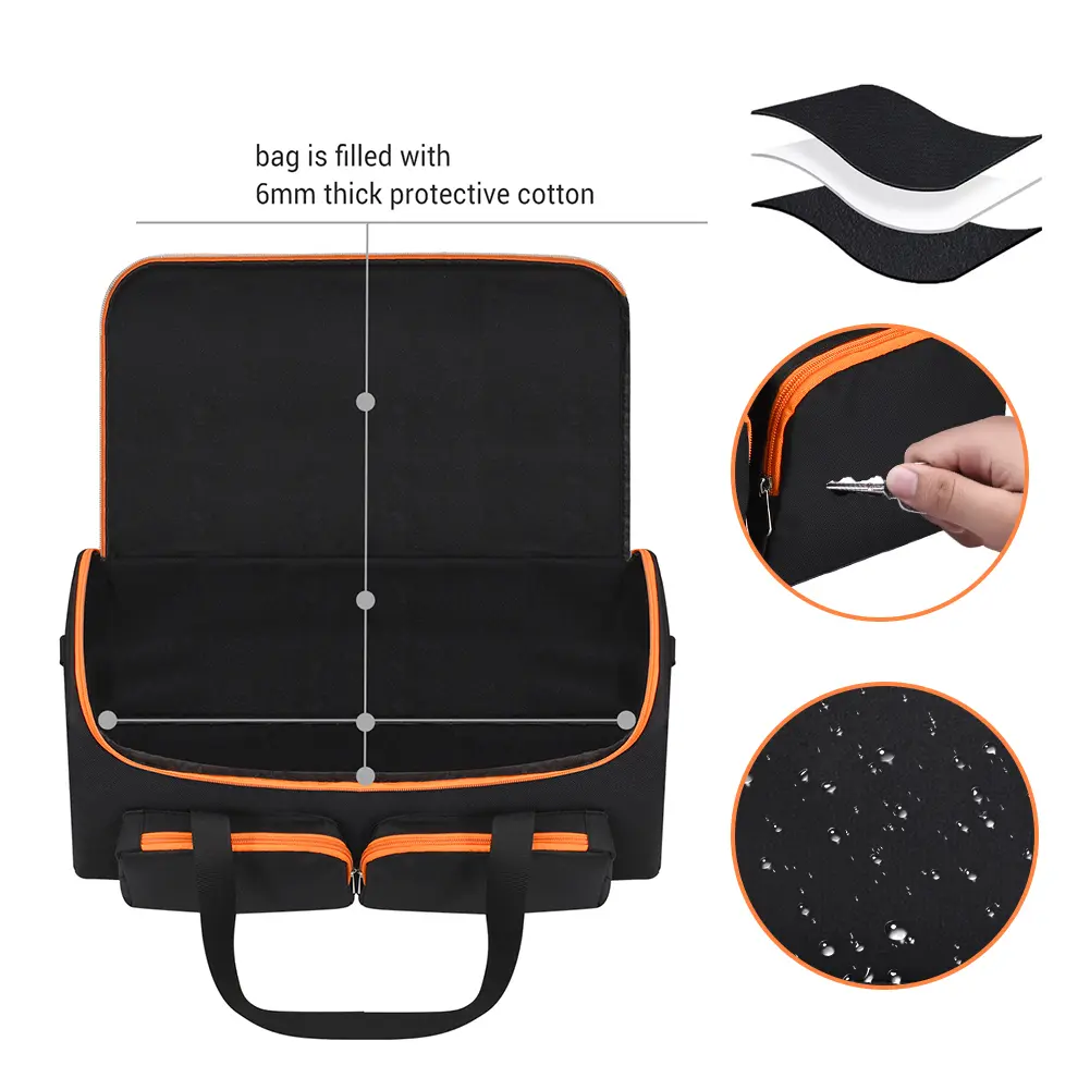 Universal Audio Storage Bag Shockproof Portable Protective Case Padded Storage Bags for JBL PartyBox On-The-Go Essential
