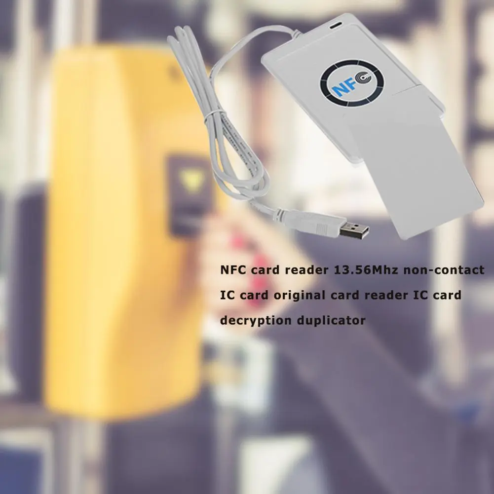 ACR122U Contactless Smart Reader Writer 13.56Mhz RFID Smart Card Writer Copier Duplicator Plug and Play USB Device