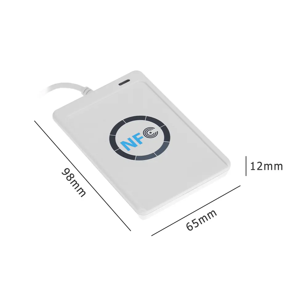 ACR122U Contactless Smart Reader Writer 13.56Mhz RFID Smart Card Writer Copier Duplicator Plug and Play USB Device