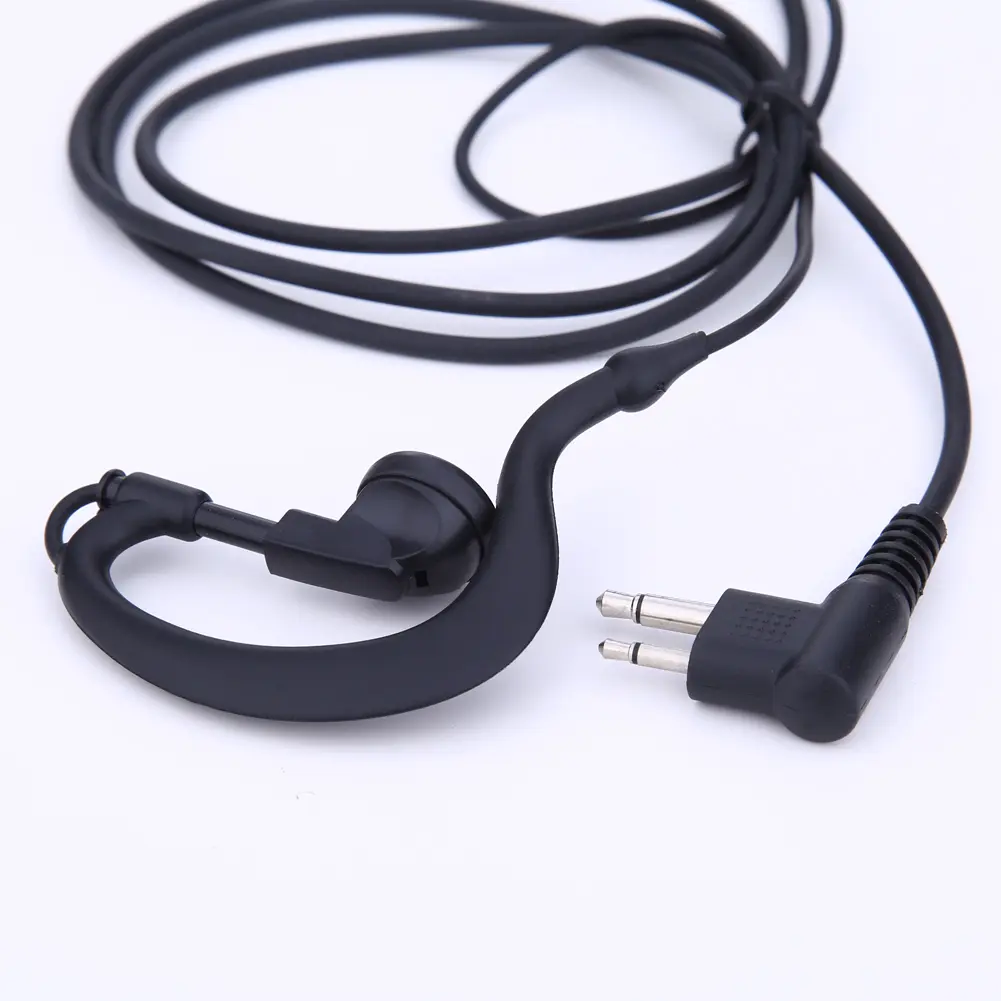 2Pcs Walkie Talkie Earpiece Headset Mic PTT Earphone Walkie Talkie Headset Multifunctional Accessories for Motorola CB Radio