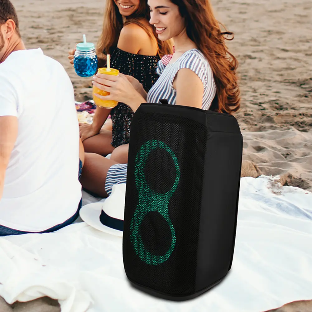 Outdoor Speaker Protective Cover Dust Case Speaker Sleeve Mesh Slip Cover for JBL PartyBox Club 120 Portable Party Speaker