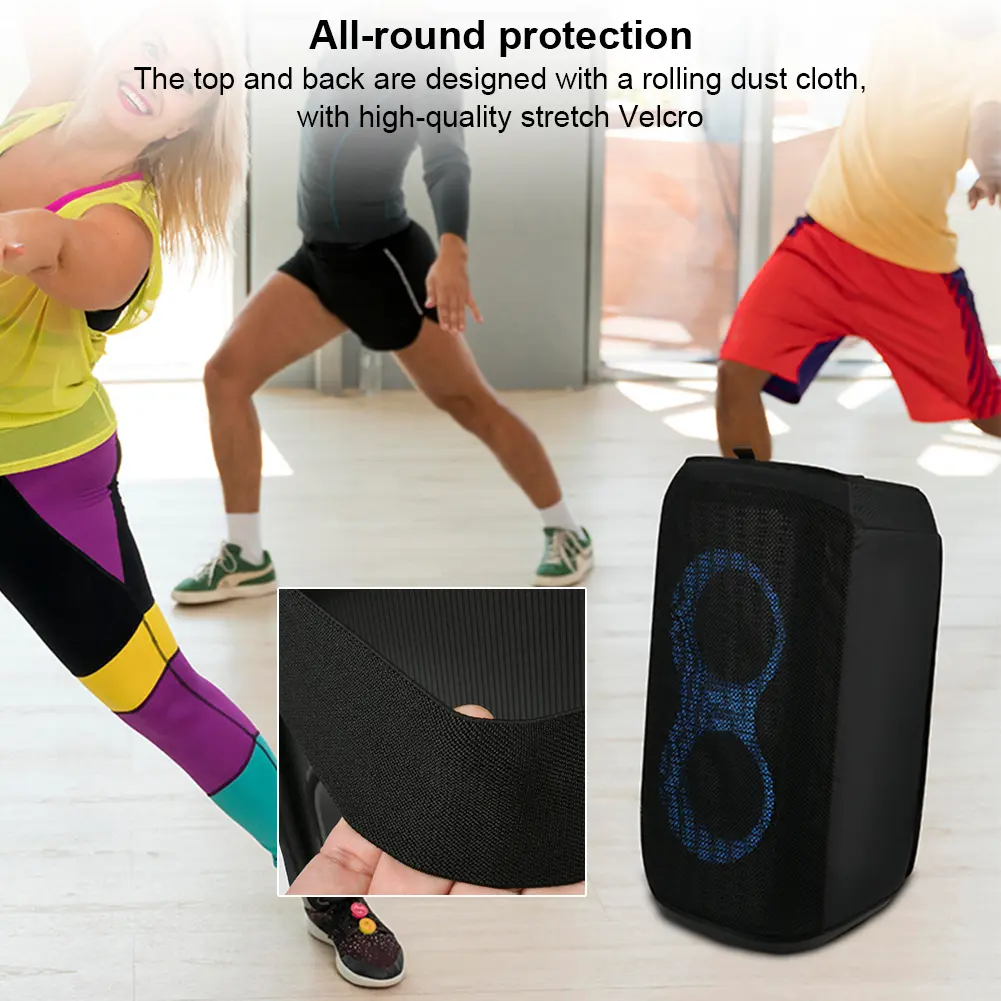 Outdoor Speaker Protective Cover Dust Case Speaker Sleeve Mesh Slip Cover for JBL PartyBox Club 120 Portable Party Speaker