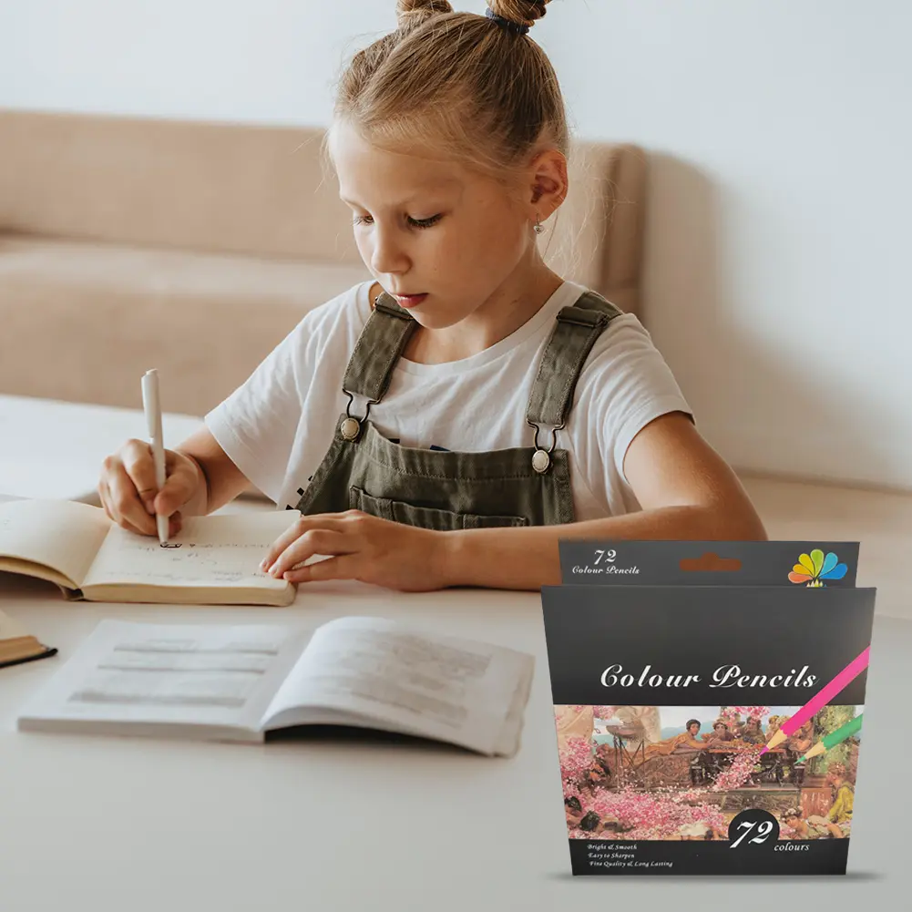 72 Count Colored Pencils Color Pencils Set Coloring Pencils Artist Colored Pencils Art Colored Pencils for Coloring Books