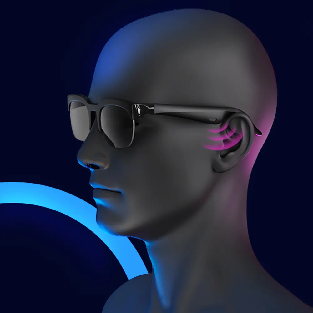Smart Glasses AI Translator Hands-Free Music & Calls Audio Glasses UV Protection Outdoor Sports Headphones for Men and Women