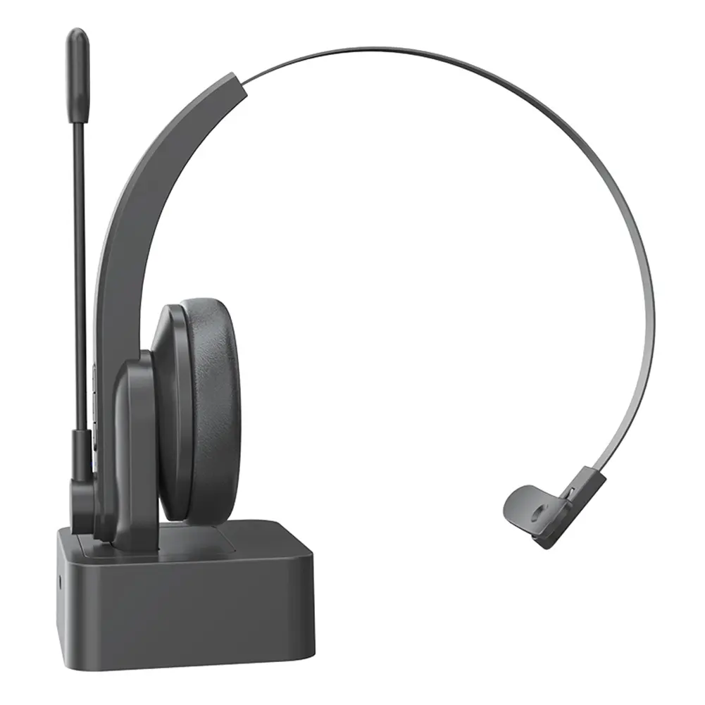 Wireless Telephone Headset for PC Laptop Call Center Office Computer Noise Canceling Customer Service Headphones with Microphone