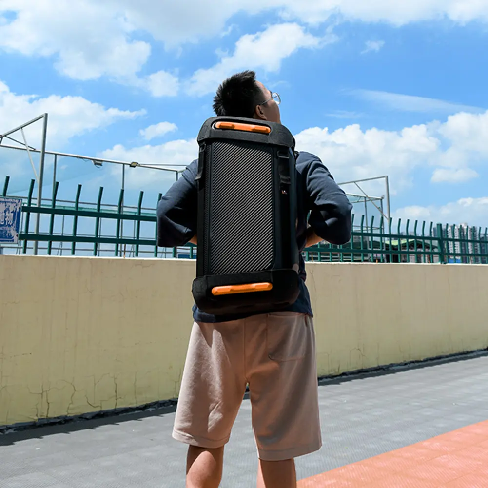Travel Carrying Case W Dual Shoulder Strap Speaker Carrier EVA Protective Cover for JBL Partybox 110 Portable Speaker