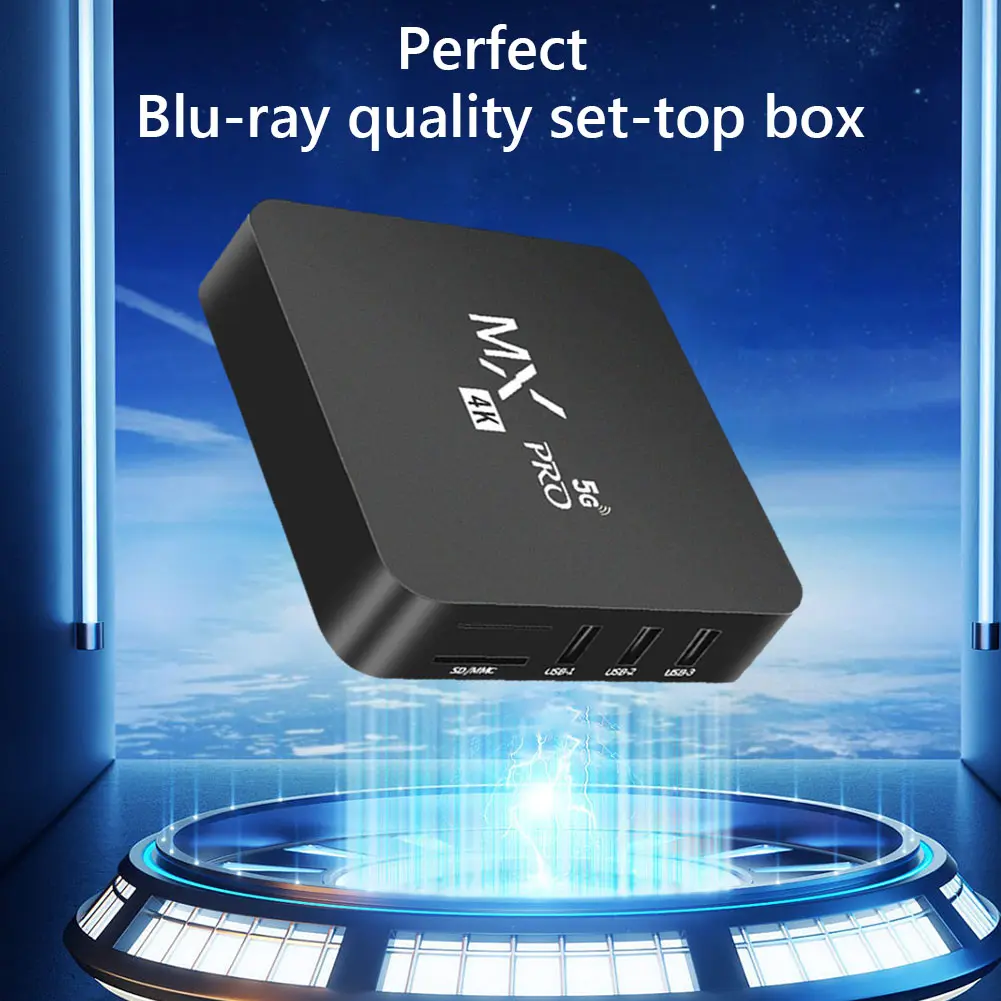 Android 12 Set Top Box RK3228A Quad Core 2.4G&5G Dual WiF Home Video Player 4K HD TV Media Player RAM 1GB ROM 8GB