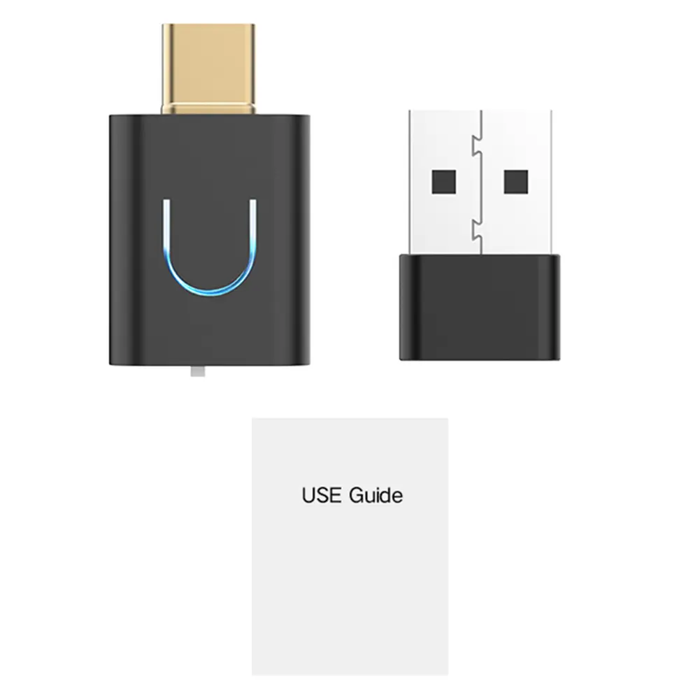 Audio Transmitter Bluetooth-Compatible 5.4 Type-C Wireless Stereo Music Adapter AptX-LL/HD Audio Adapter Audio Dongle Adapter