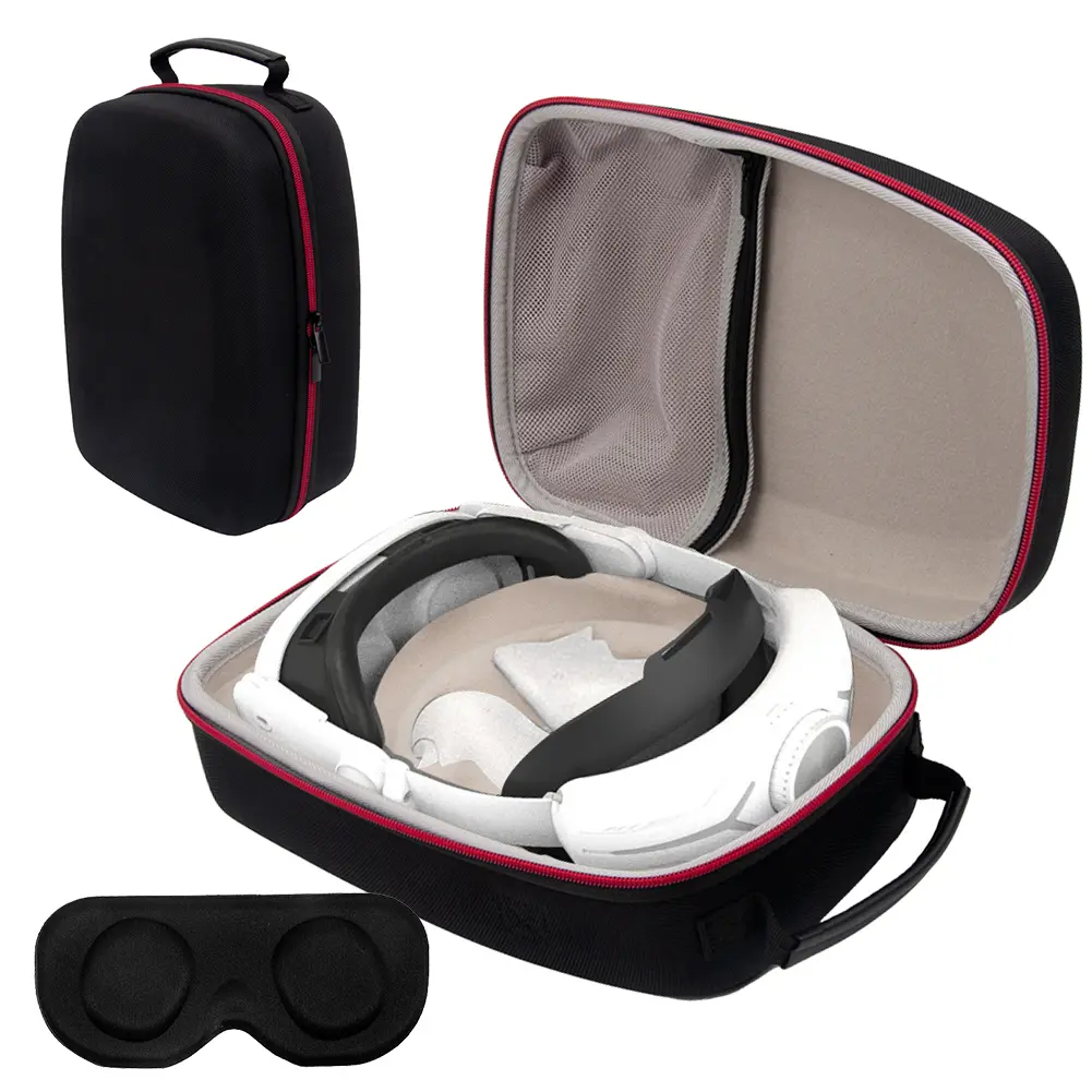 EVA Carrying Case Bag Portable Hardshell Case Shockproof Anti-Scratch with Len Protective Cover for Meta Quest 3 Accessories