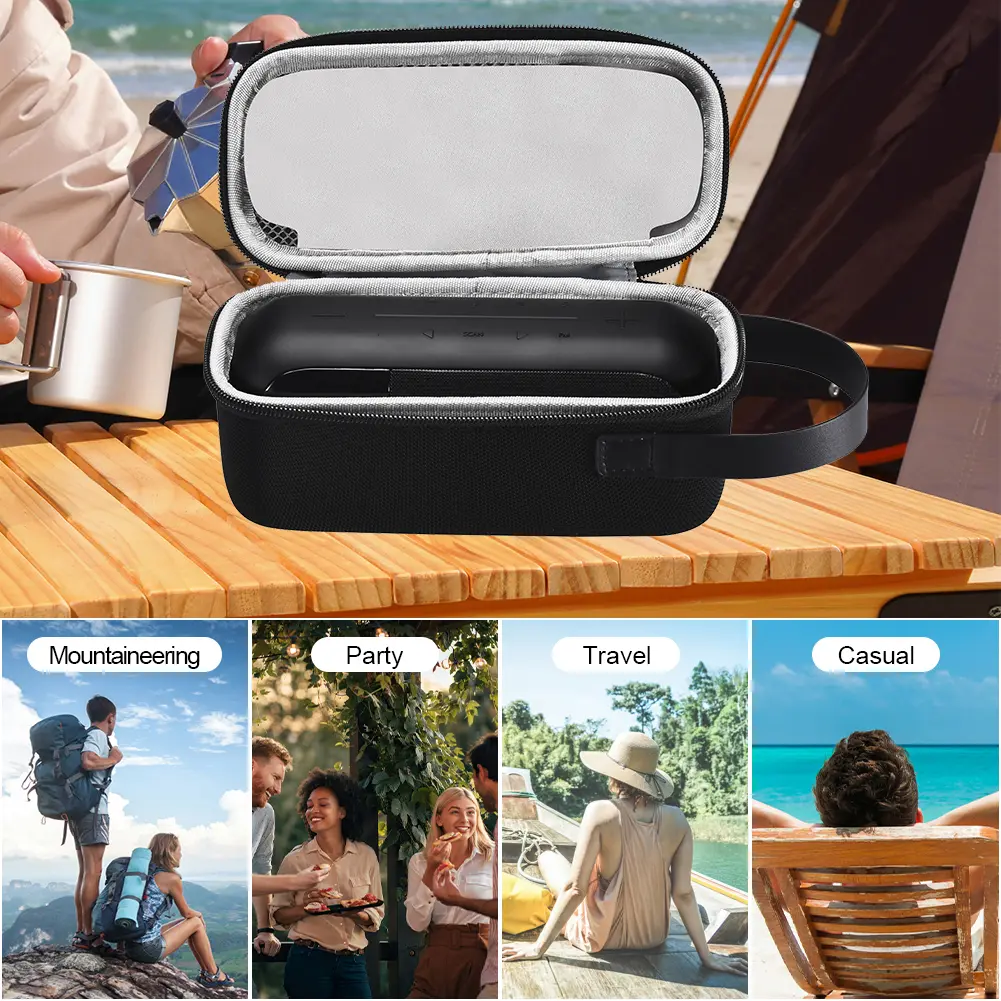 Travel Carrying Case Bags Anti-scratch Speaker Storage Bag Organizer Protection Accessories for JBL TUNER 2 FM/FLIP ESSENTIAL 2
