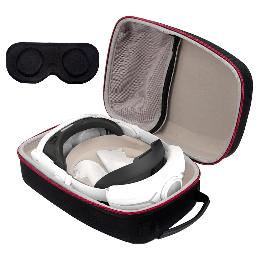 EVA Carrying Case Bag Portable Hardshell Case Shockproof Anti-Scratch with Len Protective Cover for Meta Quest 3 Accessories