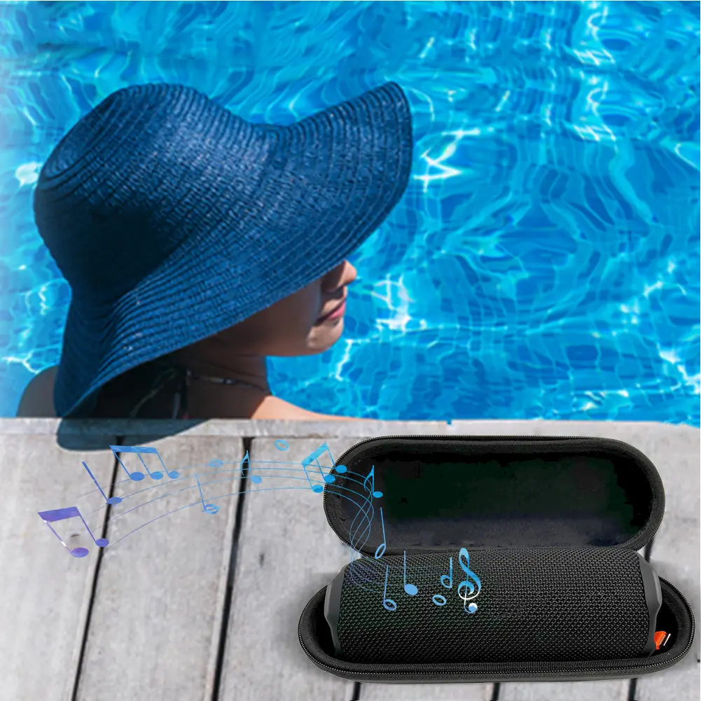 Hard Carrying Case for JBL Flip 7 Speaker Hard Travelling Case Shockproof Wireless Speaker Bag Storage Case Speaker Accessories