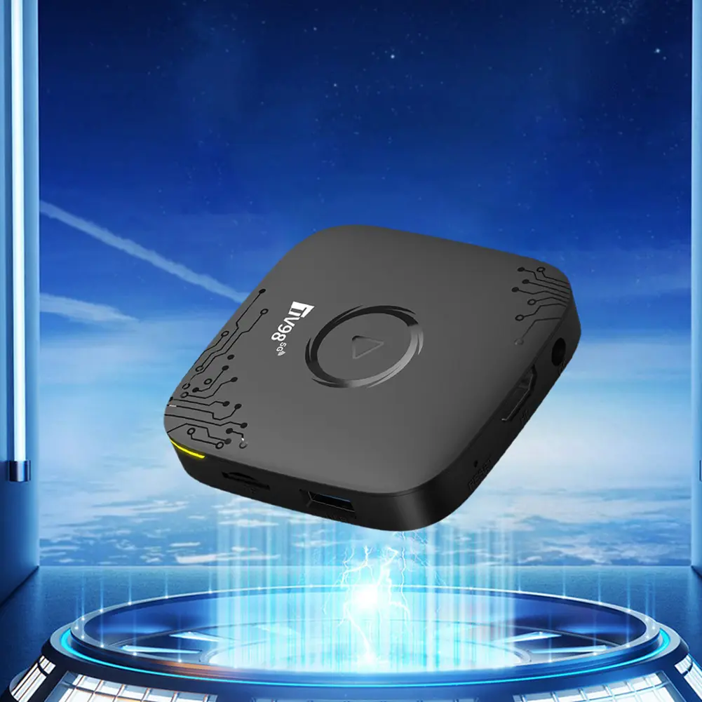 Android 14 Smart TV Box Quad Core ARM Cortex-A53 Home Video Player RK3518 Chip Set Top Box for HD Movies Internet Applications