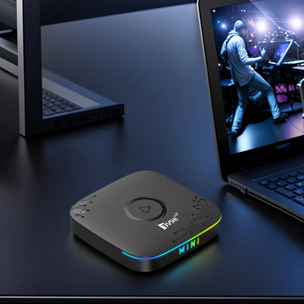 Android 14 Smart TV Box Quad Core ARM Cortex-A53 Home Video Player RK3518 Chip Set Top Box for HD Movies Internet Applications