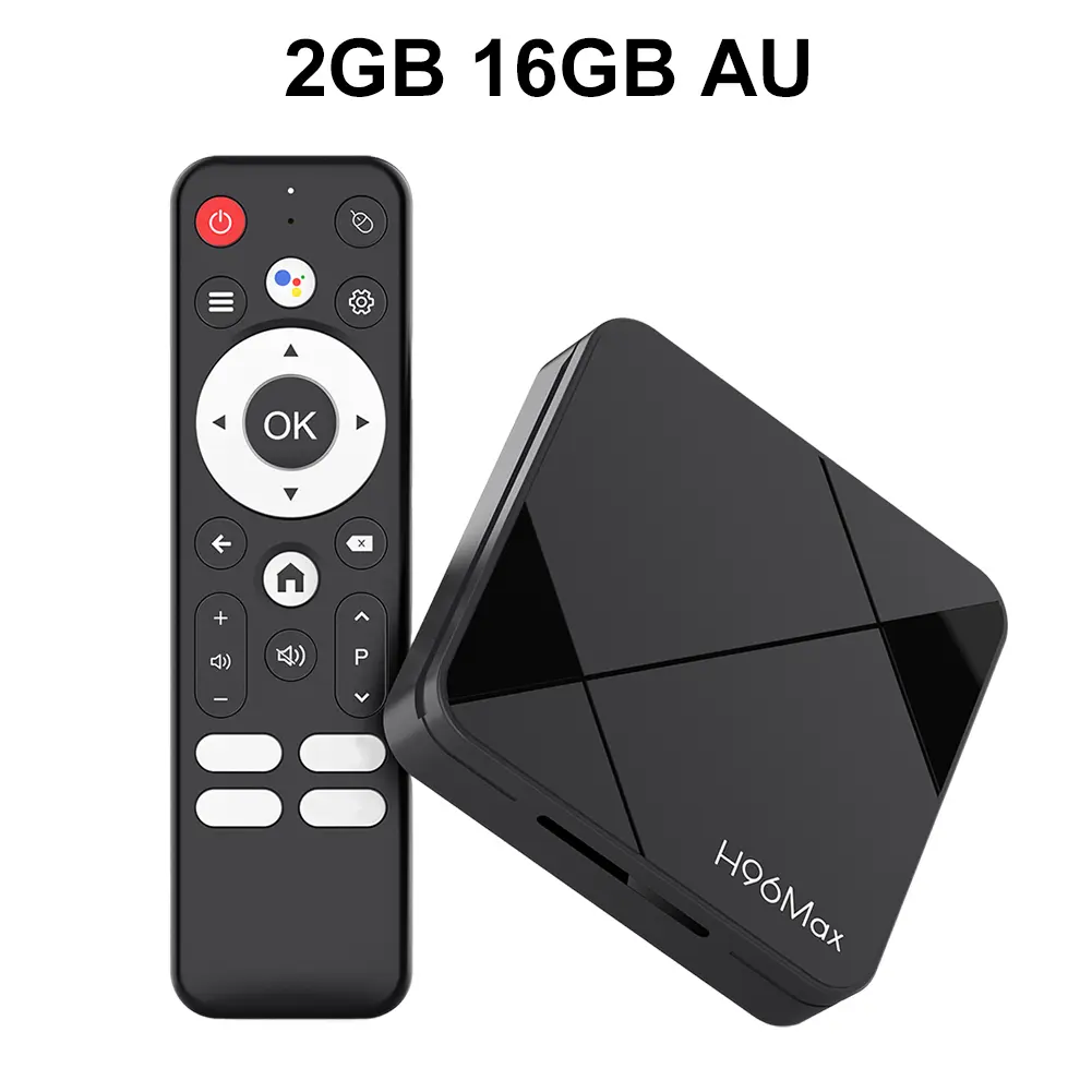 Android 14 Smart TV Box RK3518 Quad Core H96Max Wifi6 Set Top Box Voice Remote Control Mouse Assistant