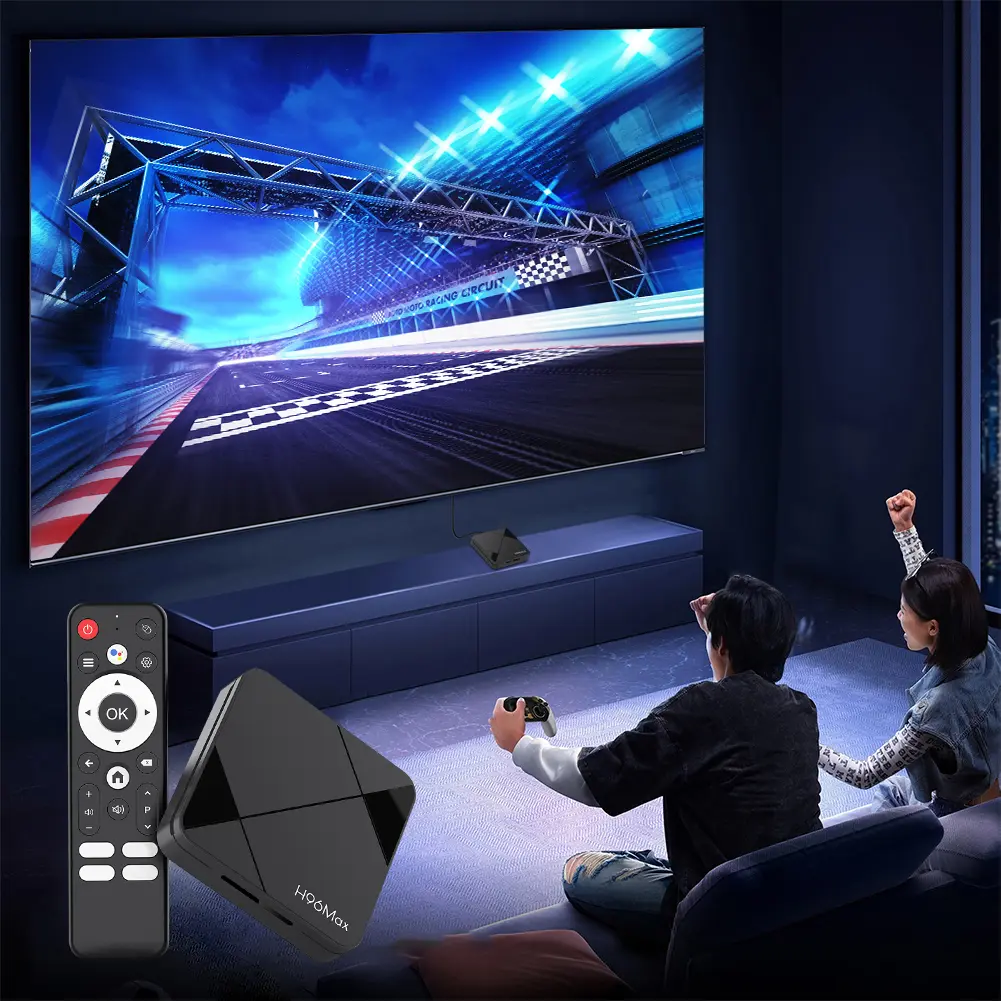 Android 14 Smart TV Box RK3518 Quad Core H96Max Wifi6 Set Top Box Voice Remote Control Mouse Assistant