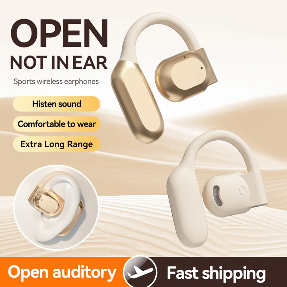 Intelligent Translator Earbuds Bluetooth-Compatible 5.4 Noise Cancelling Two-Way Voice Translator Ear Hook Translation Earphones