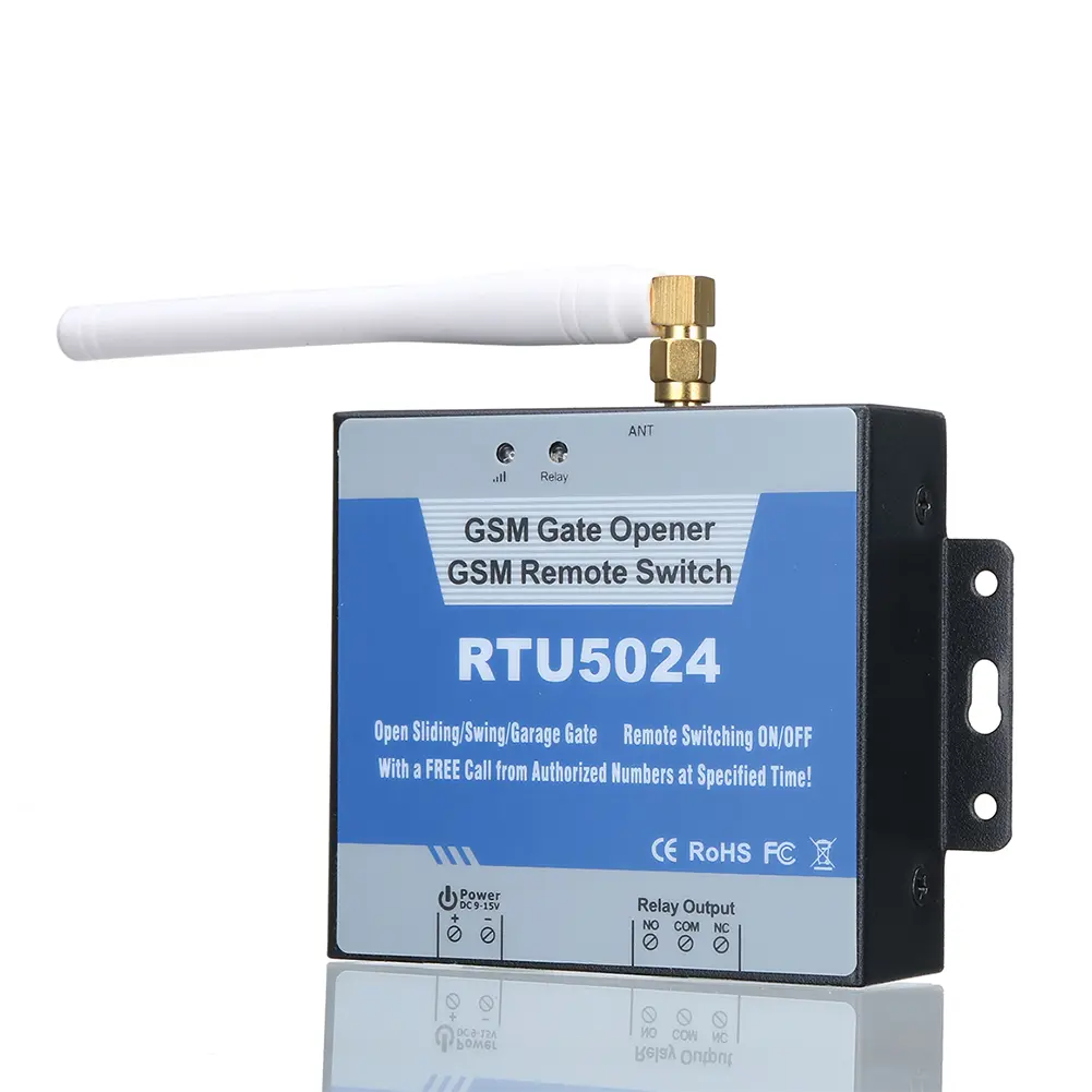 RTU5024 GSM Gate Opener Relay Switch Remote Control Wireless Door Opener EU US