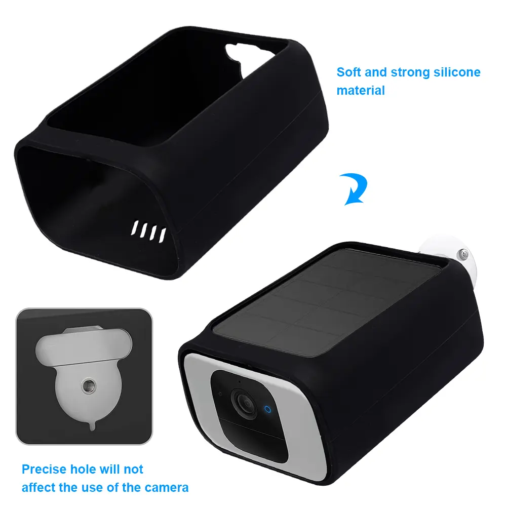 Silicone Cover Skin Anti-Scratch Protective Casing Against UV Rays and Rain Protective Cover for Eufy Security S230 SoloCam S40