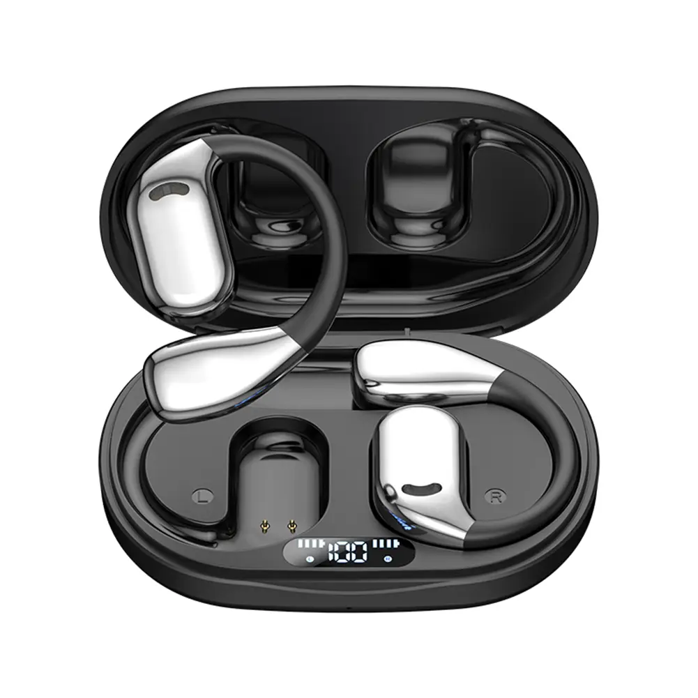 Language Translation Earbuds Bluetooth-Compatible 5.4 Translator Earbuds Real-time Two-Way Earbuds for Travel Business Learning
