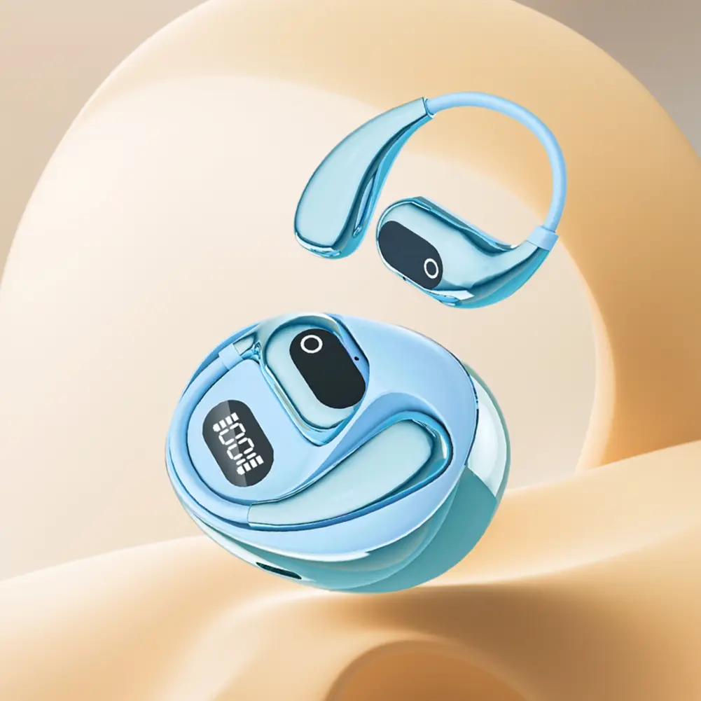 AI Two-Way Voice Translator Waterproof Bluetooth-Compatible 5.3 Smart Voice Translator Translation Earphones for Business Travel